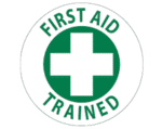 FIRST AID TRAINED
